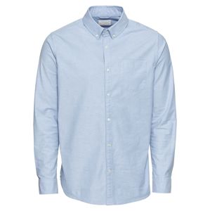 KnowledgeCotton Apparel Ing 'Strethced oxford shirt'  világoskék