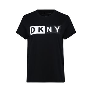 DKNY Sport Funkcionális felső 'CREW NECK SHORT-SLEEVE TEE'  fekete