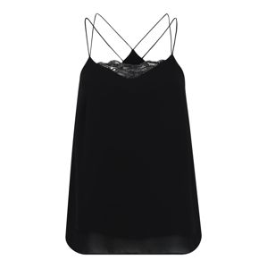 ONLY Carmakoma Top 'CARNUUS LACE SINGLET'  fekete