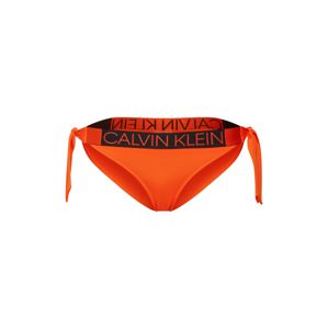 Calvin Klein Swimwear Bikini nadrágok  narancs / fekete