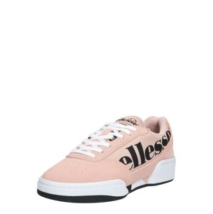 ELLESSE Rövid szárú edzőcipők 'PIACENTINO SUED'  rózsaszín / fekete / fehér