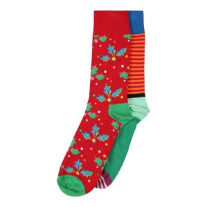 Happy Socks Zokni 'Christmas Cracker Holly Gift Box'  vegyes színek
