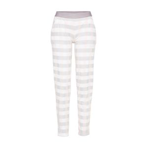 Skiny Pizsama nadrágok  világosszürke / fehér