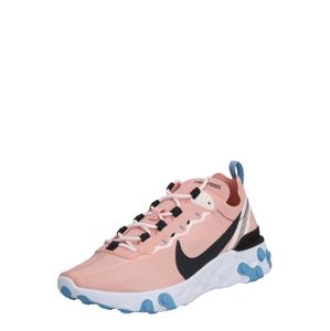 Nike Sportswear Rövid szárú edzőcipők 'React 55'  rózsaszín / fekete / fehér