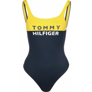 TOMMY HILFIGER Fürdőruhák  sötétkék / fehér / sárga