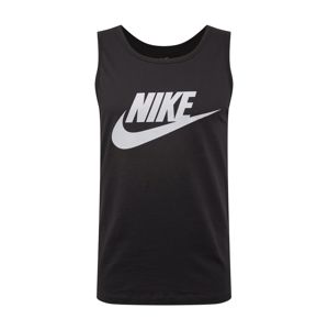 Nike Sportswear Póló  világosszürke / fekete