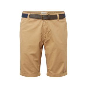 Pier One Chino nadrág 'Belted Chino Short'  bézs