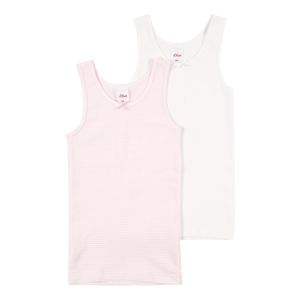 s.Oliver Trikó és alsó póló  fehér / pasztell-rózsaszín