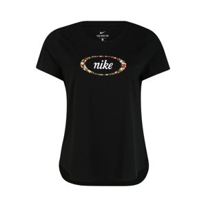 Nike Sportswear Póló 'Femme Plus'  fekete / fehér