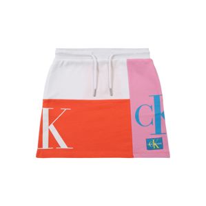 Calvin Klein Jeans Szoknyák  narancs / rózsaszín / fehér