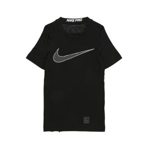 NIKE Funkcionális felső 'Boys' Nike Pro Top'  fekete / fehér