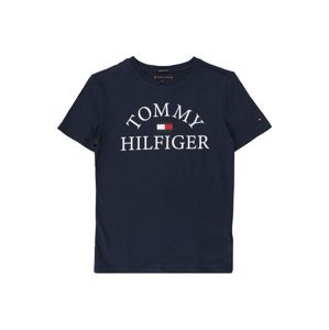 TOMMY HILFIGER Shirt 'ESSENTIAL LOGO TEE S/S'  tengerészkék