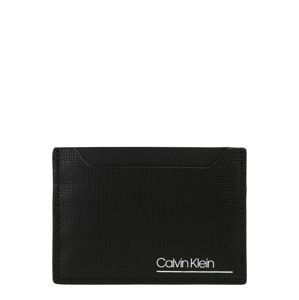 Calvin Klein Pénztárcák 'SLIVERED SIMPLE CARD CASE'  fekete