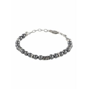 ROYAL-EGO Karkötő 'Bead Bracelet'  ezüstszürke