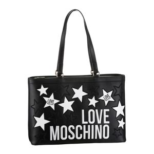 Love Moschino Shopper táska  fehér / fekete