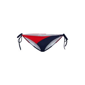 Tommy Hilfiger Underwear Bikini nadrágok 'SIDE TIE BIKINI'  tengerészkék / piros / fehér