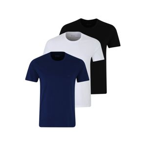 BOSS Rövid pizsama 'T-Shirt RN 3P'  kék / fekete / fehér