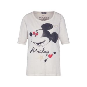PRINCESS GOES HOLLYWOOD Póló 'Disney Mickey washed halfsleev'  fekete / bézs