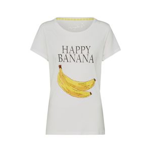 Frogbox Póló 'Shirt with banana print'  fehér