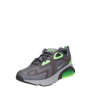 Nike Sportswear Rövid szárú edzőcipők 'AIR MAX 200 WTR'  füstszürke / neonzöld