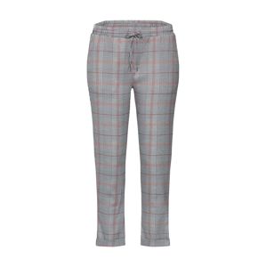 Sublevel Chino nadrág 'Checked Trousers'  szürke / piros / fekete