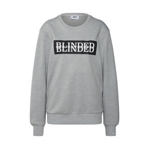 BECK2BECK Sweatshirt 'BTOBblinded2'  szürke melír / fekete / fehér