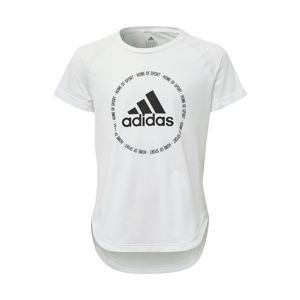 ADIDAS PERFORMANCE Shirt  fekete / fehér