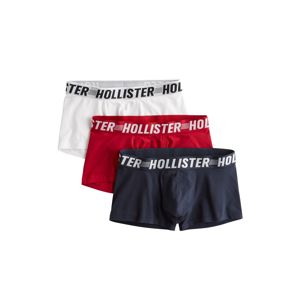 HOLLISTER Boxeralsók  tengerészkék / piros / fehér