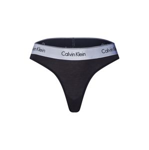 Calvin Klein Underwear String bugyik  fekete / ezüst