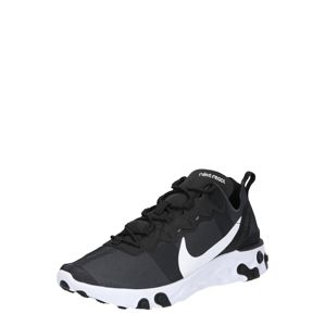 Nike Sportswear Rövid szárú edzőcipők 'NIKE REACT 55'  fekete / fehér