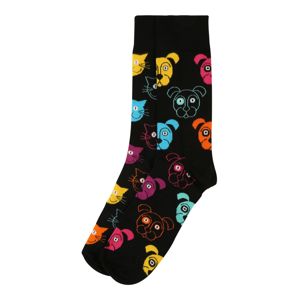 Happy Socks Zokni 'Cat VS Dog Gift Box'  vegyes színek / fekete