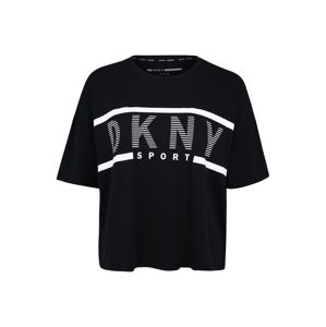 DKNY Sport Funkcionális felső 'CROPPED LOGO TEE'  fekete
