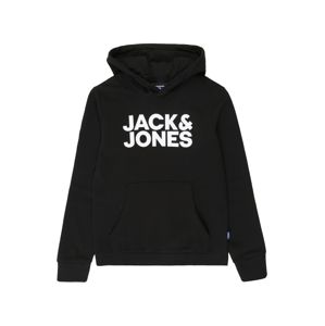 Jack & Jones Junior Tréning póló 'ECORP'  fekete / fehér