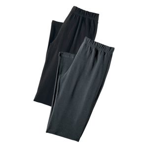 VIVANCE Pizsama nadrágok  fekete / antracit