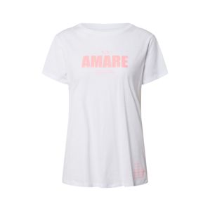 ARMANI EXCHANGE Póló  fehér / rózsaszín