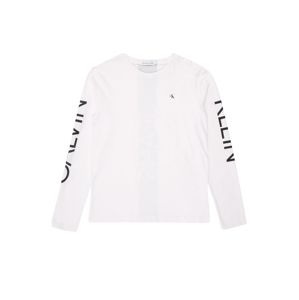 Calvin Klein Jeans Póló 'HERO LOGO LS T-SHIRT'  fehér