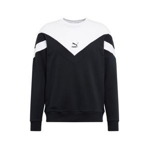 PUMA Sweatshirt 'Iconic'  fekete / fehér