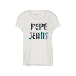 Pepe Jeans Póló 'Sabine'  vízszín / szürke / fehér
