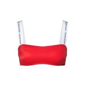 Calvin Klein Swimwear Bikini felső 'BANDEAU'  piros / fehér