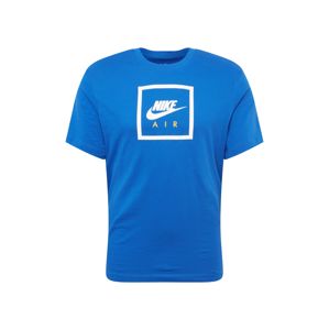 Nike Sportswear Póló 'AIR'  kék / fehér