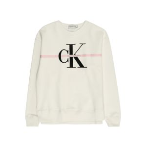 Calvin Klein Jeans Tréning póló  rózsaszín / fekete / gyapjúfehér