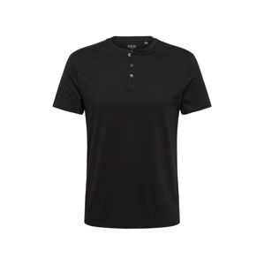 BURTON MENSWEAR LONDON Póló 'Black Grandad T-Shirt'  fekete