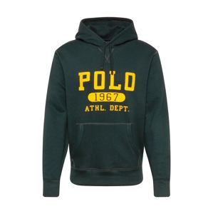 POLO RALPH LAUREN Tréning póló  sárga / sötétzöld