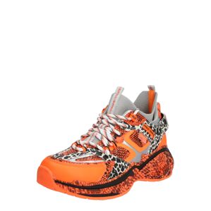BUFFALO Sneaker 'MELLOW S2'  narancsvörös / szürke