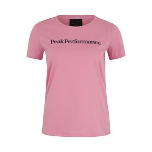 PEAK PERFORMANCE Sport-Shirt 'TRACK'  fekete / rózsaszín