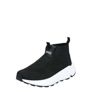 HUGO Sneaker 'Horizon_Runn_Sock'  fekete / fehér