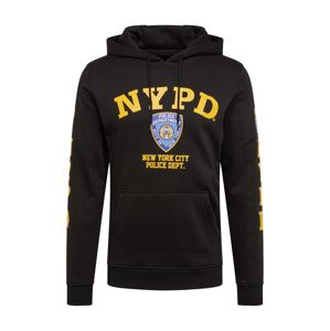 Mister Tee Tréning póló 'NYPD'  fekete / világoskék / sárga