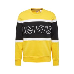 LEVI'S Tréning póló  sárga / fekete