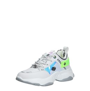 Dockers by Gerli Rövid szárú edzőcipők  neonsárga / fehér / vegyes színek