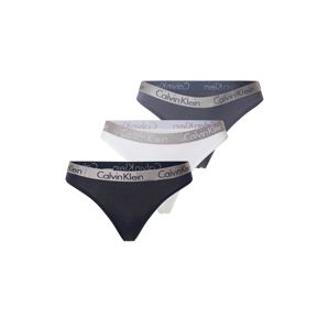 Calvin Klein Underwear String bugyik  szürke melír / fekete / fehér